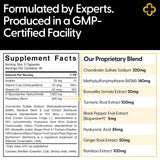 Campio: composition glucosamine-chondroïtine-msm, soutien du cartilage