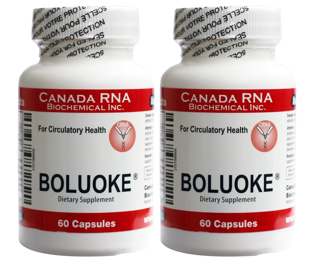 Canada RNA Boluoke, bouteille de gélules, peut soutenir l'équilibre coagulation-fibrinolyse.
