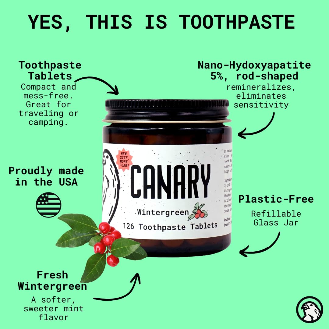 Voyage pratique avec Canary Wintergreen pour hygiène buccale nomade.