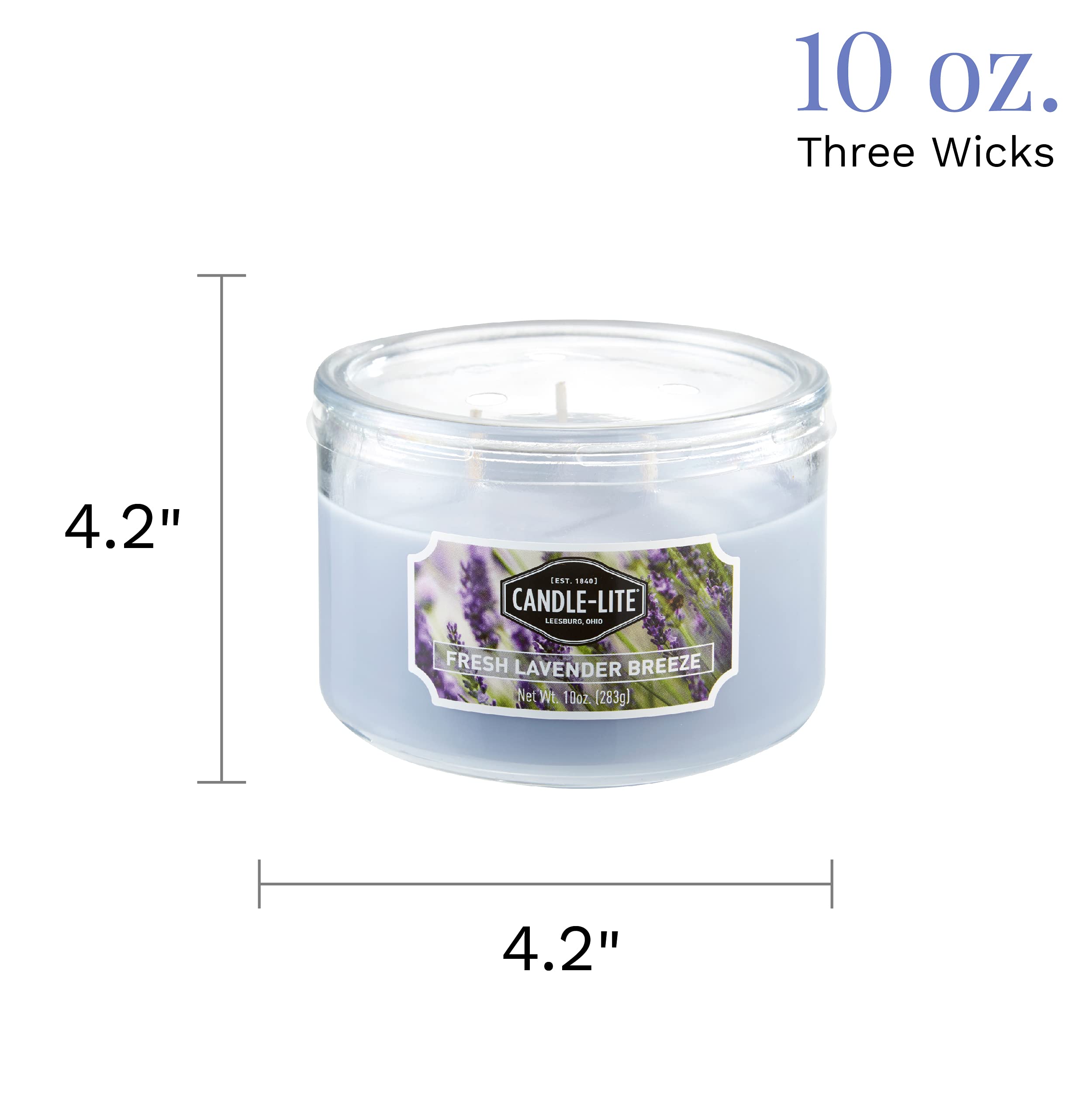 Candle-Lite ambiance chambre salon en 10 oz, espace relaxant.