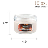 Candle-LITE bougie 10 oz, bureau ou salon, décor gris