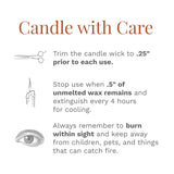 Bougie Candle-lite 18 onces brun: grande taille pour pièce entière.