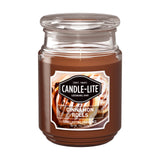 Bougie Candle-lite Rouleaux Cannelle: parfum chaleureux pour salon.