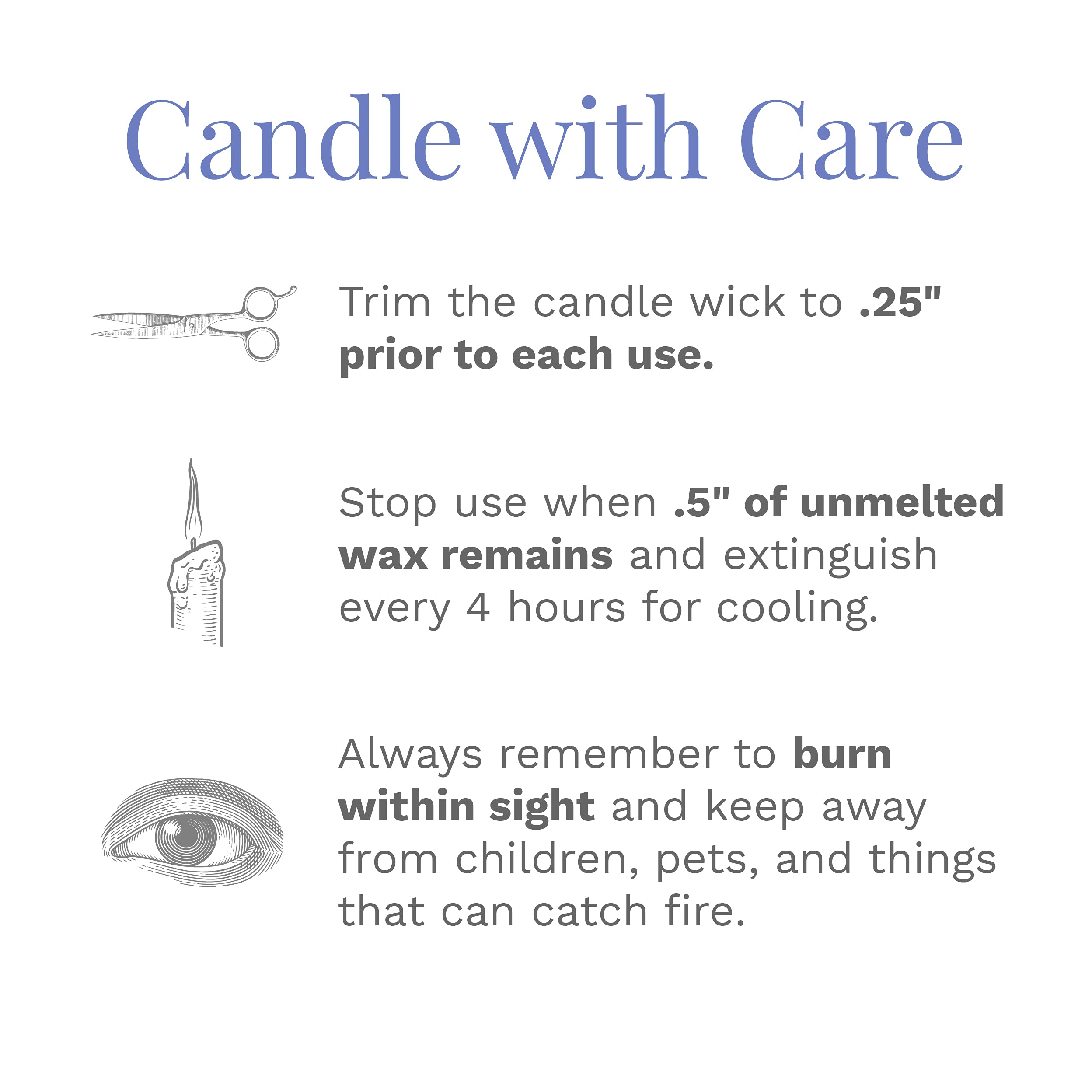 Candle-Lite histoire 1840 Ohio, qualité artisanale.