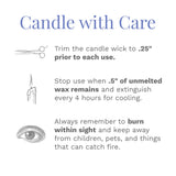 Candle-Lite histoire 1840 Ohio, qualité artisanale.
