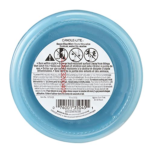 Candle-LITE Ocean Blue Mist, emballage cadeau prêt et cadeau parfait.