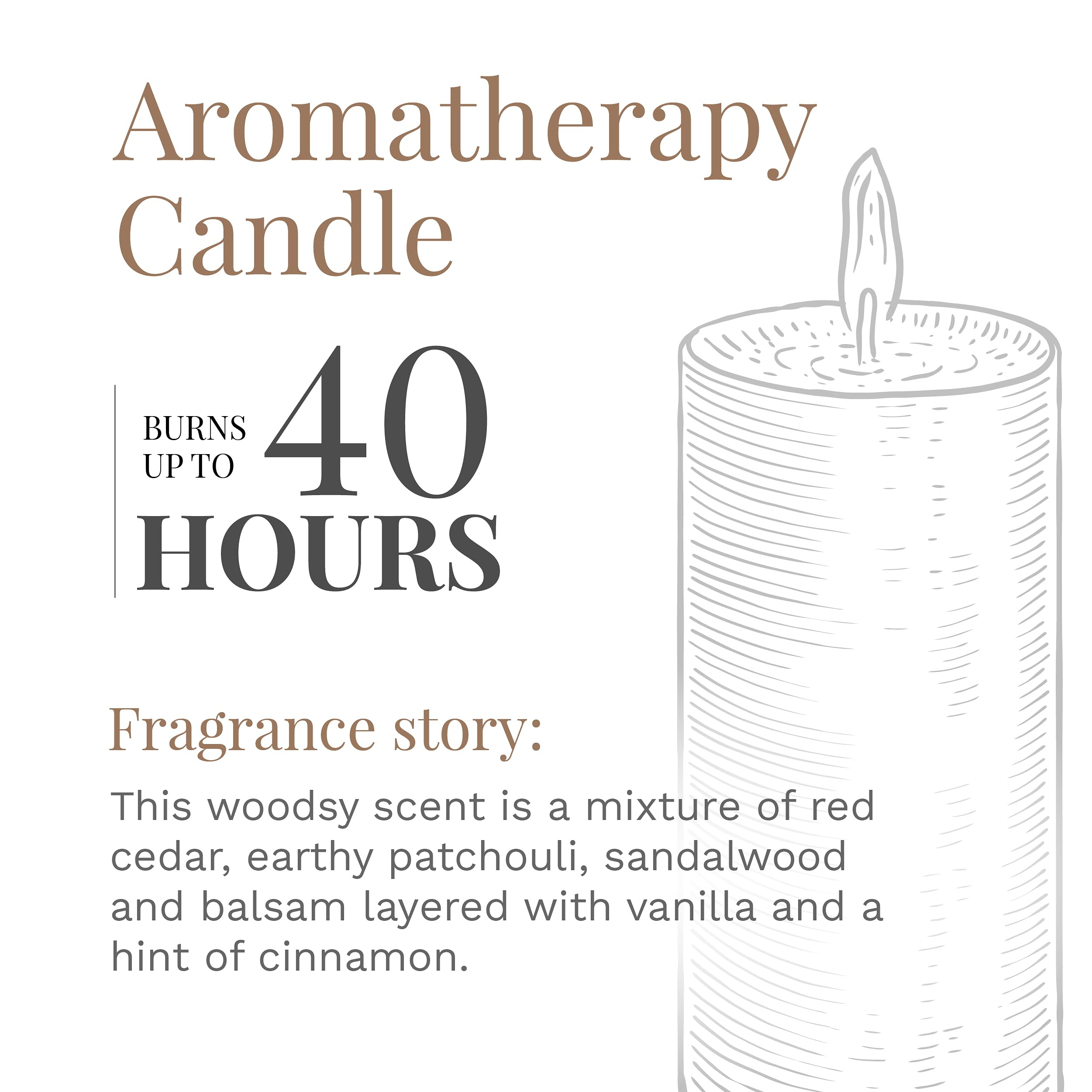 Candle-LITE parfum vanille cannelle, ambiance réconfortante