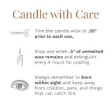 Candle-LITE senteur bois/chaleur, cédré et vanille