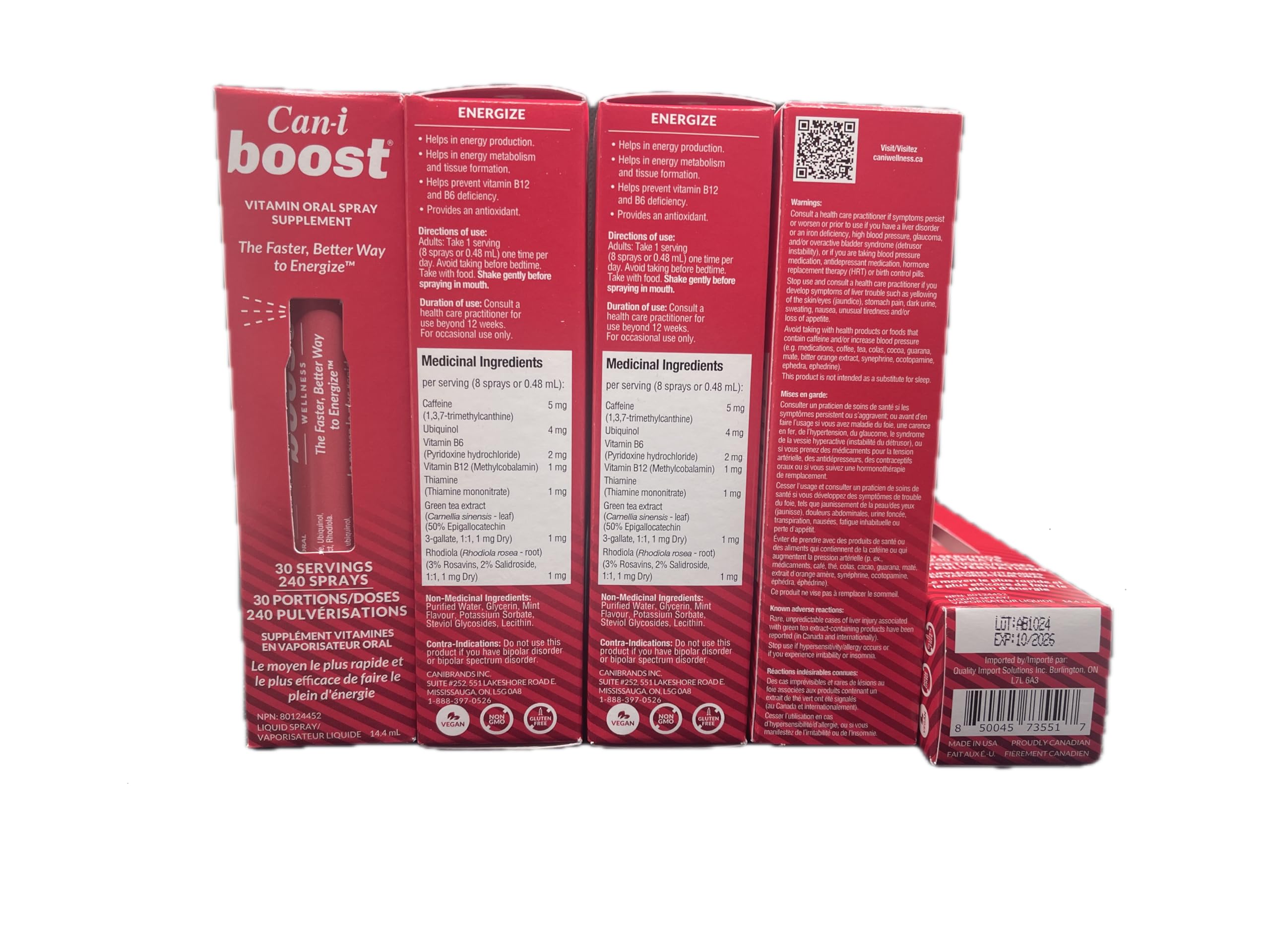 Cani Brands Feel Amazing — boîtier de voyage pratique pour rester alerte.
