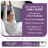 Cani Brands Feel Amazing Spray Sommeil – Mélatonine et GABA pour un soutien nocturne.