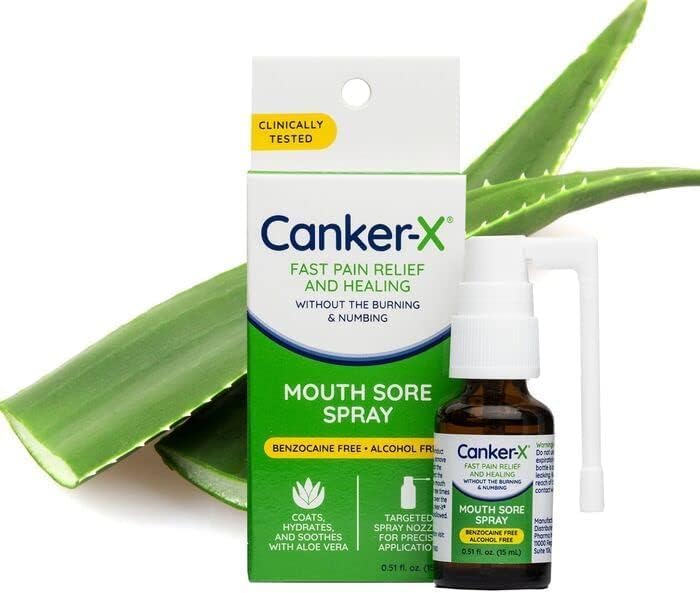 Canker-X embout ciblé, application précise sur les aphtes.