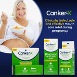 Canker-X Rincinol forme un film protecteur sur les irritations.