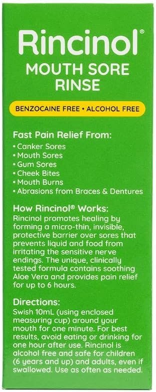 Canker-X Rincinol – formule sûre pour enfants et adultes.