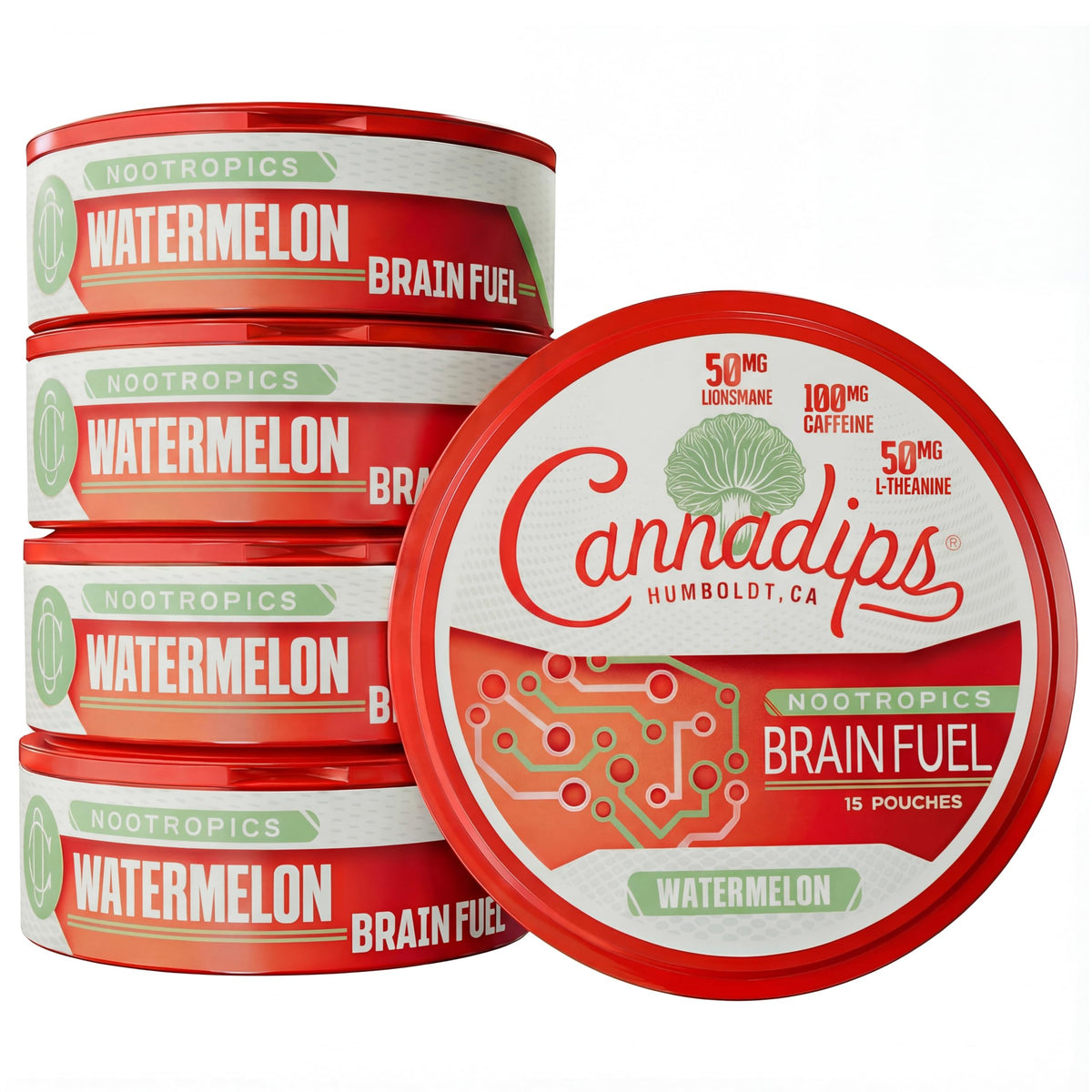 Cannadips poche énergie pastèque pour une énergie durable et concentration