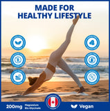 CanPrev Magnesium BisGlycinate 200 mg, digeste-confort – soutien digestif doux.