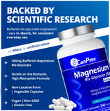 CanPrev Magnesium BisGlycinate 200 mg, relaxation-nuit – propice à sommeil et détente.