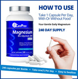CanPrev Magnesium BisGlycinate 200 mg, sante-os-dents – contribue au maintien des os et dents.