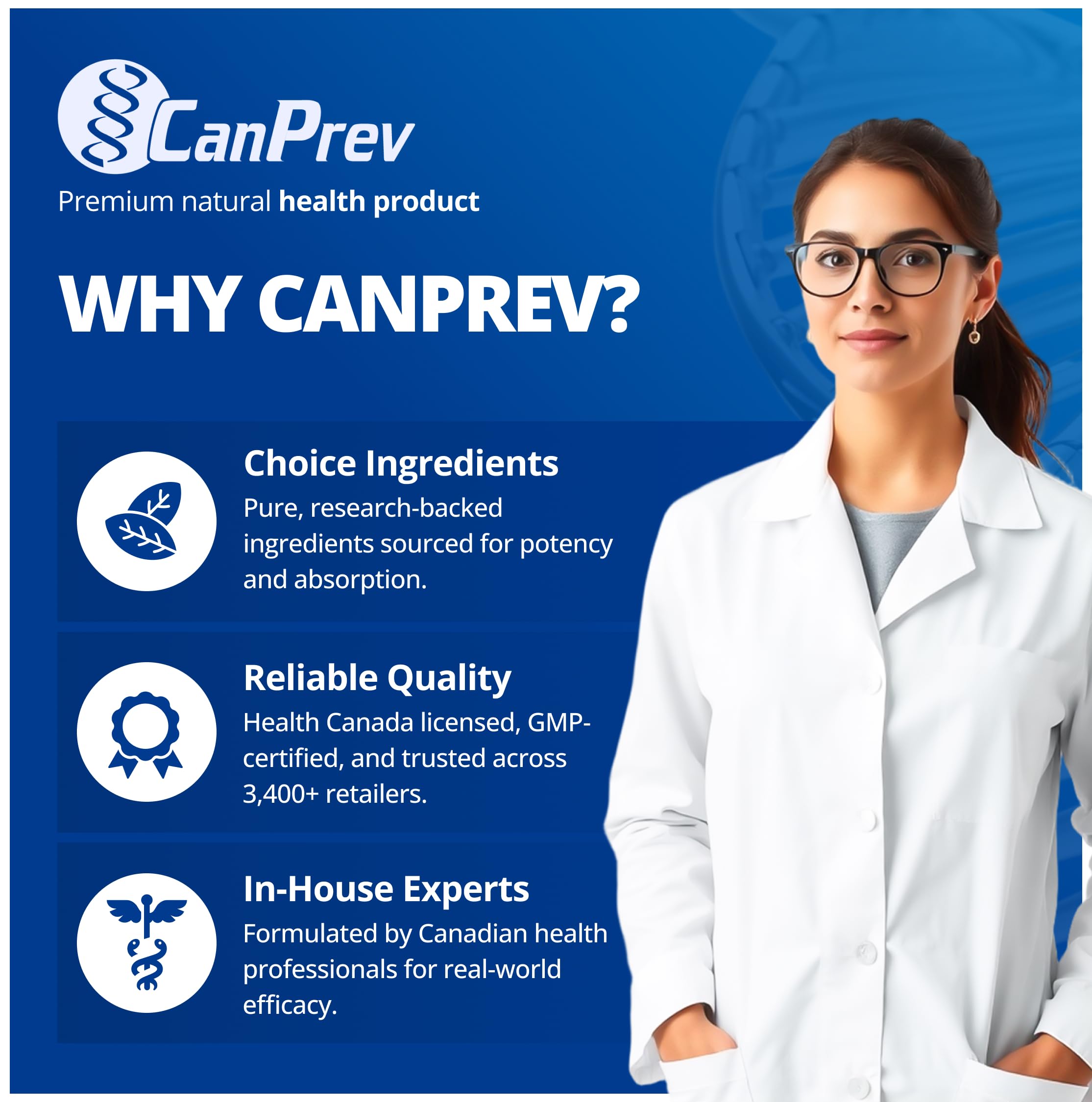 Label vegan et sans OGM — CanPrev Magnésium BisGlycinate 200mg