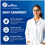 Label vegan et sans OGM — CanPrev Magnésium BisGlycinate 200mg