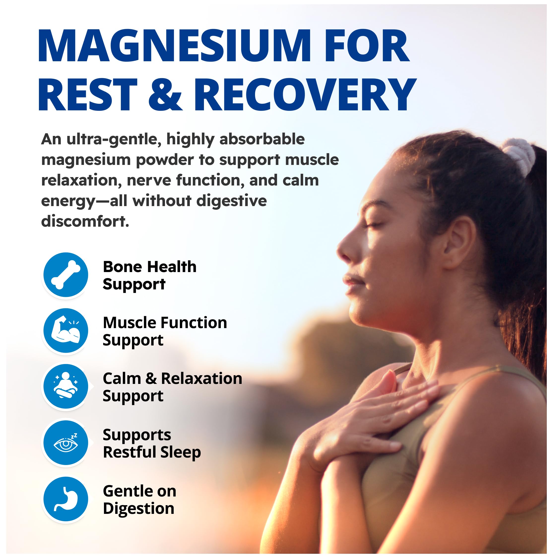 CanPrev Magnésium Bisglycinate Poudre 400mg – dose-poudre: réveil plus frais