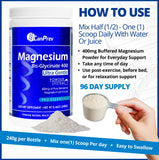 CanPrev Magnésium Bisglycinate Poudre 400mg – mélange: facilite l’endormissement naturel