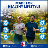 Etiquette nutritionnelle claire CanPrev Synergy B-Complex: conseils d'utilisation.