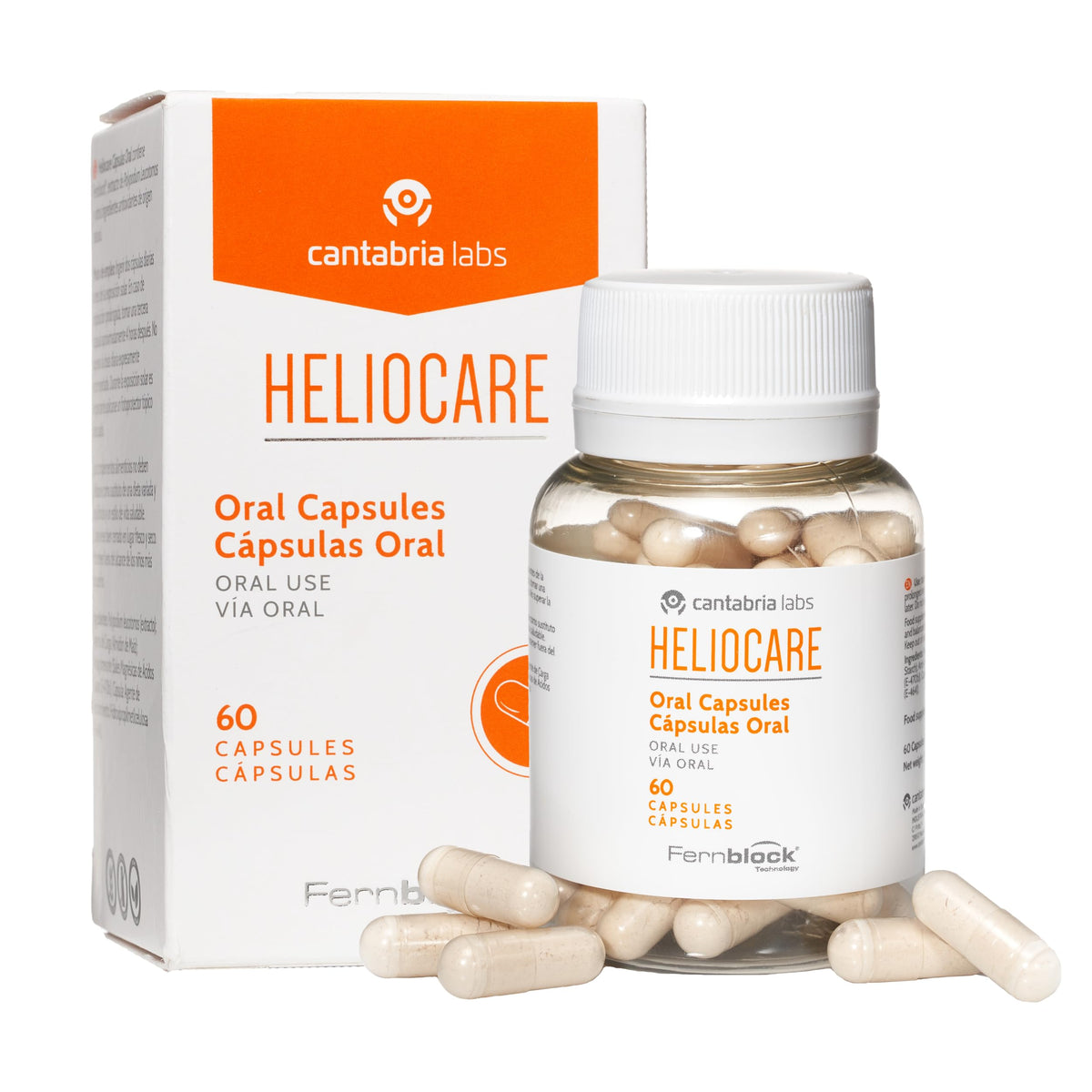 Cantabria Labs Heliocare — boîte prête à la routine quotidienne.