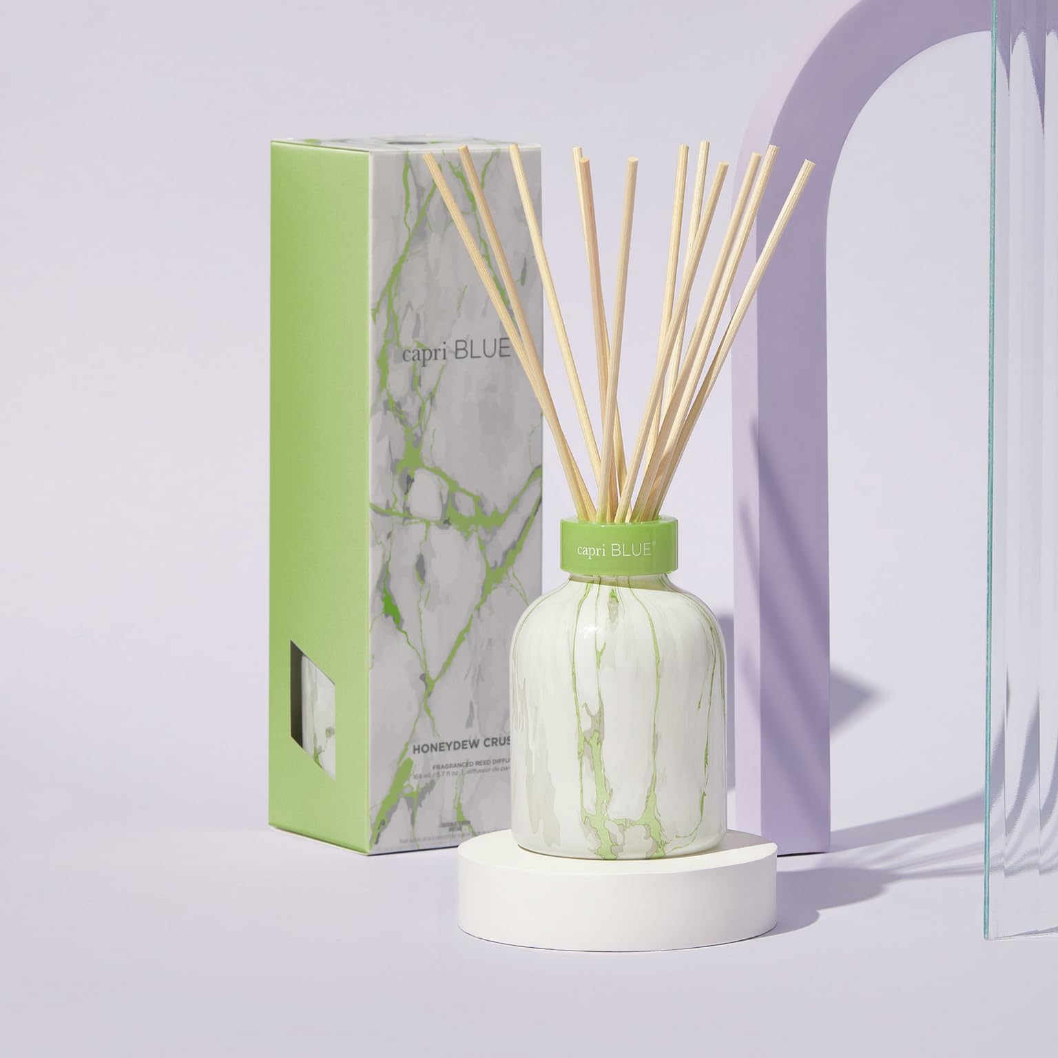 Capri Blue bâtons diffusion honeydew crush: diffusion longue et parfum frais durable