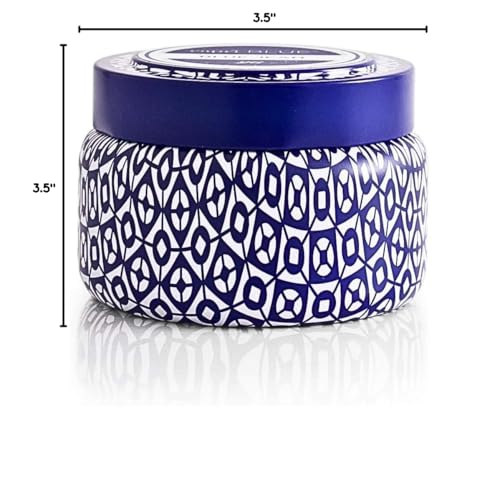 Capri Blue Bougie cadeau bleu jean, décor parfait.