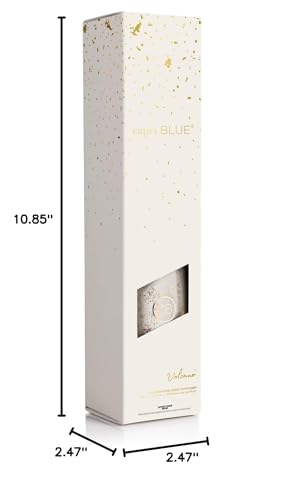 Capri Blue Glimmer diffuseur parfumé sans flamme, pratique et décoratif.