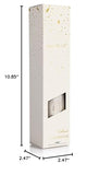 Capri Blue Glimmer diffuseur parfumé sans flamme, pratique et décoratif.