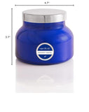 Capri Blue Honeydew Crush petit pot bleu, usage décoratif et relaxant.