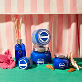 Capri Blue Honeydew Crush design élégant, parfum fruité pour salon.