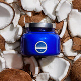 Capri Blue Honeydew Crush pot bleu, expérience olfactive rafraîchissante.