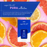Kit Capri Blue Pura4: diffuseur et recharges, prêt à l’emploi.