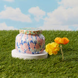 Capri Blue Pattern Play Verre Havana Vanille 19oz: douceur vanillée pour soirées cosy et relaxation.