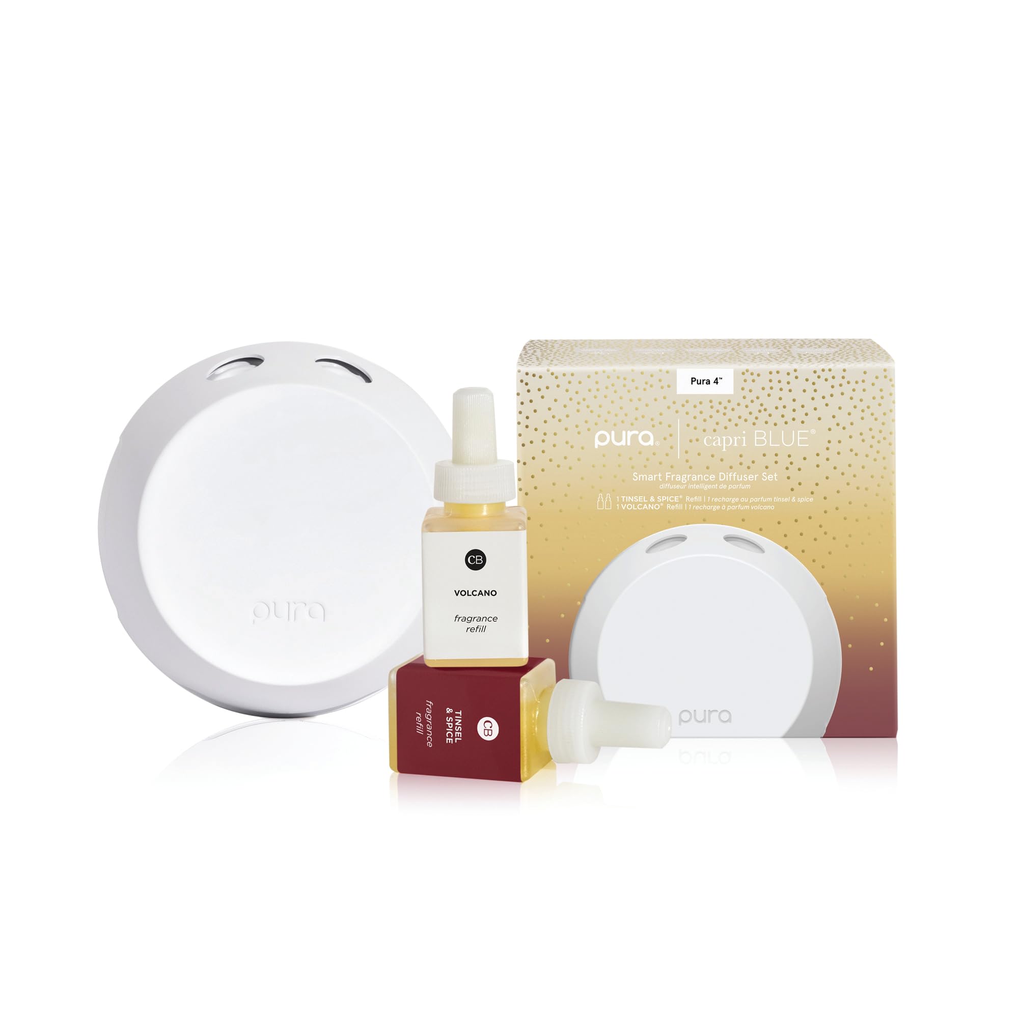 Capri Blue Pura 4 diffuseur-plug avant, diffusion discrète et efficace