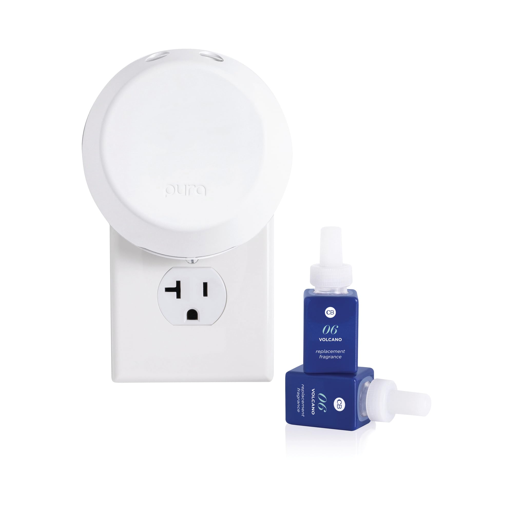 LED doux sur le diffuseur Capri Blue pour une ambiance nocturne agréable.