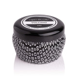 Capri Blue Volcano mini bougie en tin 3oz, vue frontale, parfum durable pour petites pièces.