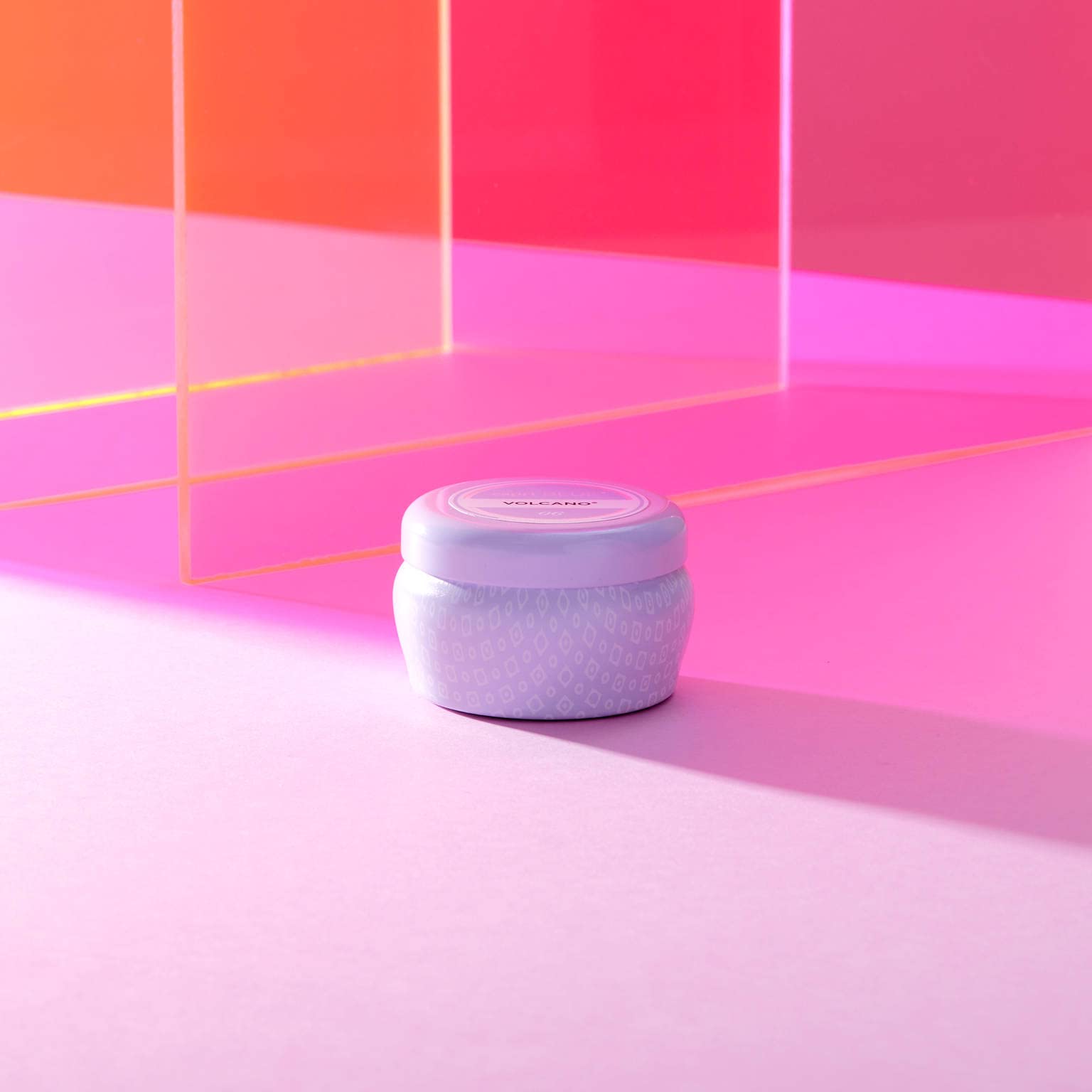 Capri Blue Volcano mini tin lavande — couleur apaisante adaptée au bureau