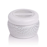 Capri Blue Volcano White Mini Tin - format portable idéal pour déplacements et voyages.