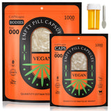 CapsLogist capsules 000 séparées – transparentes et faciles à remplir pour remplissage maison
