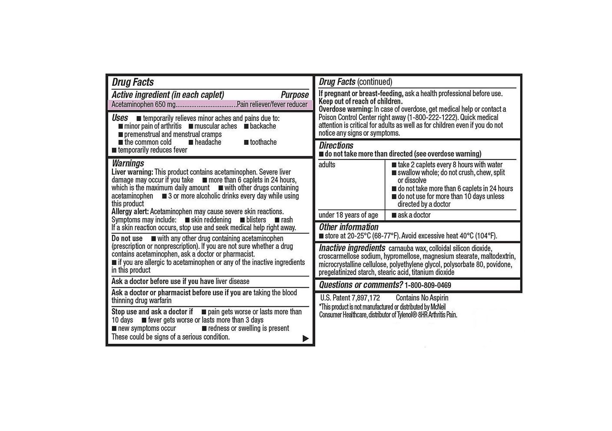 Capsule-paracétamol-650mg – usage quotidien pour fièvre et douleurs légères.