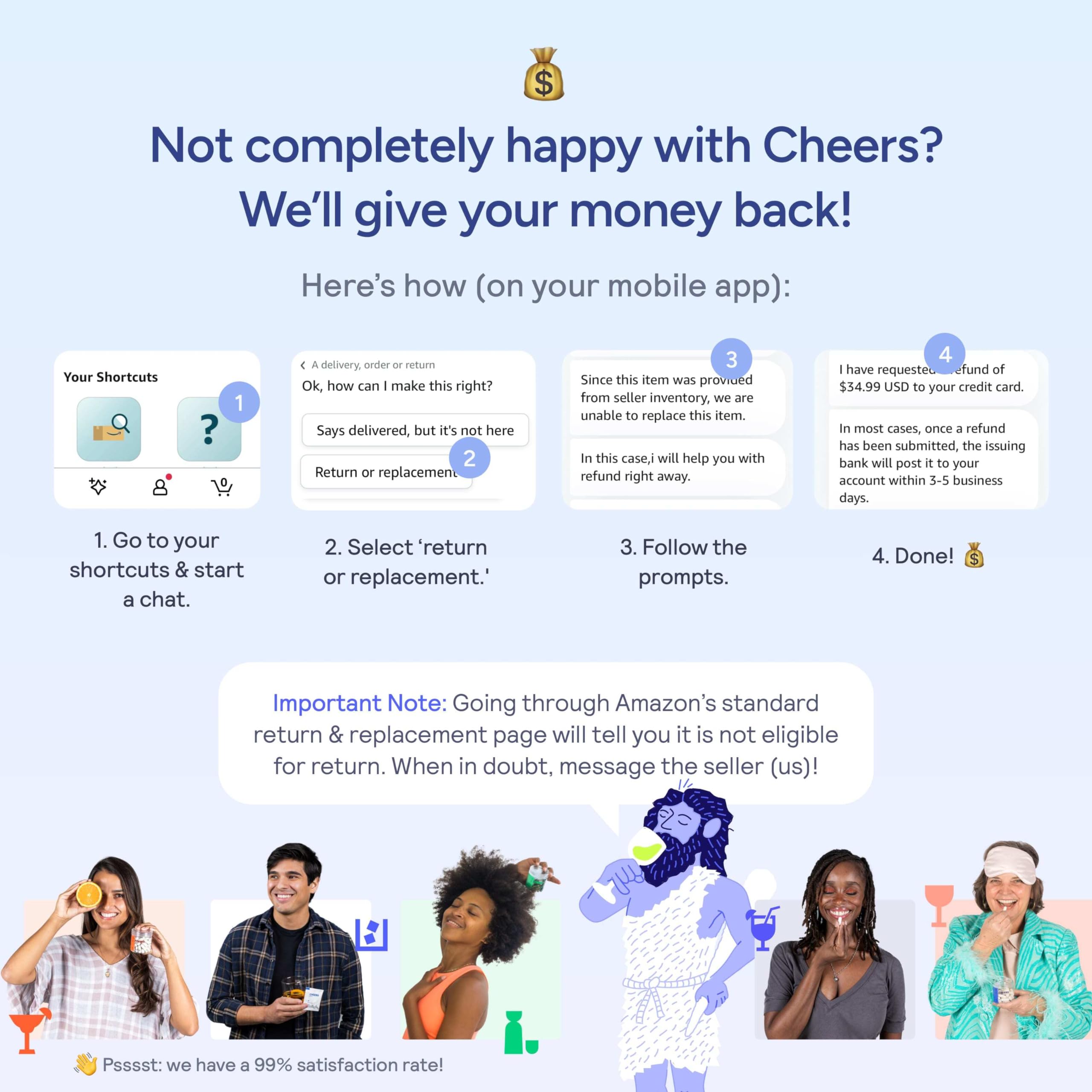 Les capsules Cheers relief-matin, utiles après une soirée pour un réveil plus agréable.