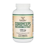 Capsules Cordyceps Double Wood: corps fructifiant et mycelium inclus pour une formule complete.