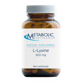 Capsules véganes Metabolic Maintenance Lysine 500 mg, énergie naturelle et bien-être potentiels.