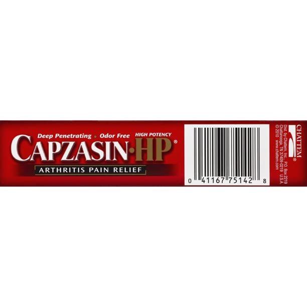 Capzasin soulagement temporaire potentiel pour la mobilité.