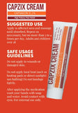 Capzix Cream, sans odeur pour une utilisation discrète.