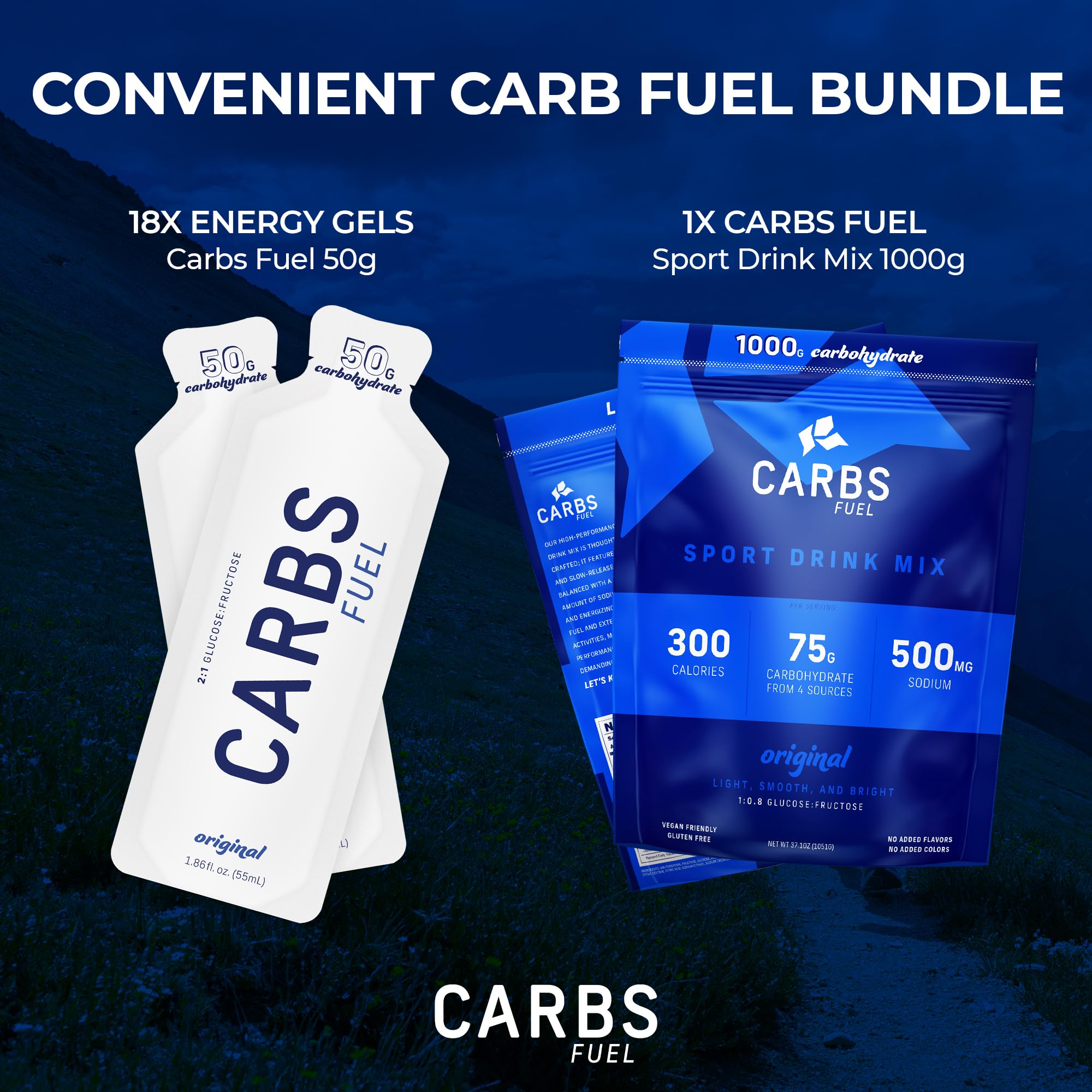 Boisson Carbs Fuel: versement dans un gobelet pour l'hydratation
