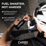 Caféine 100 mg par gel Carbs Fuel – stimulation pendant l’effort.